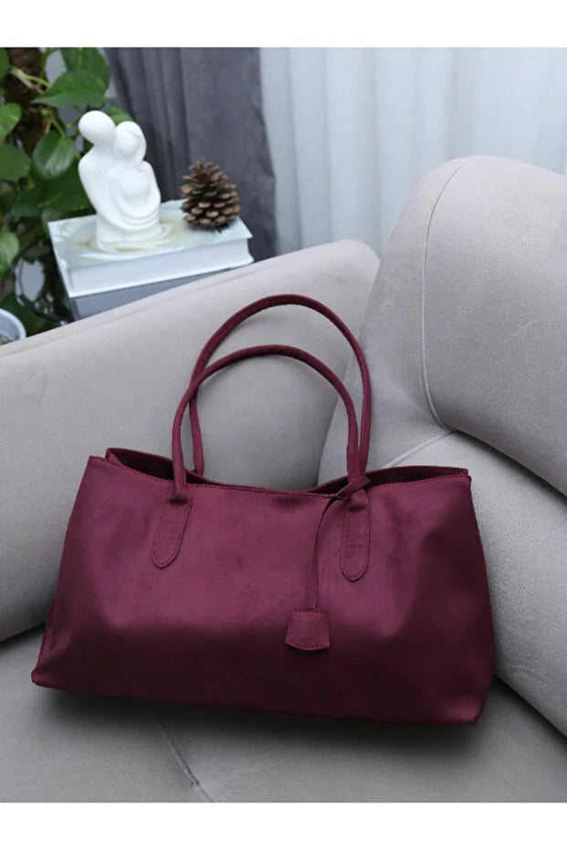 Maya Suede Tote Bag
