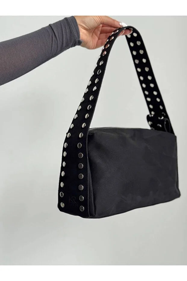 Elsa Shoulder Suede Bag