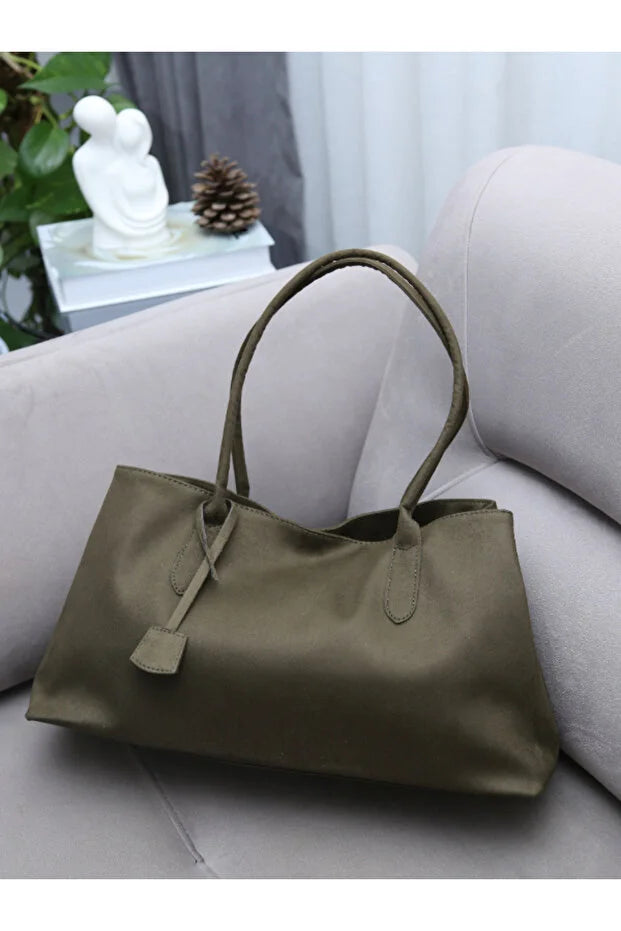 Maya Suede Tote Bag