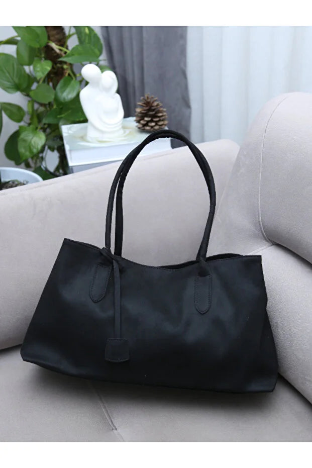 Maya Suede Tote Bag