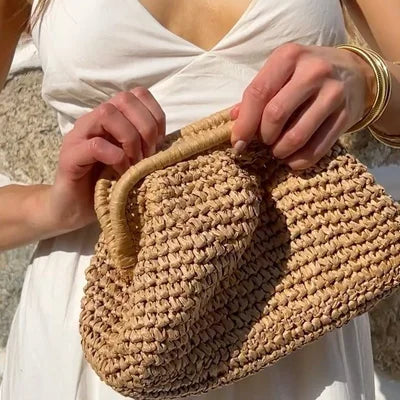 Clea Straw Pouch